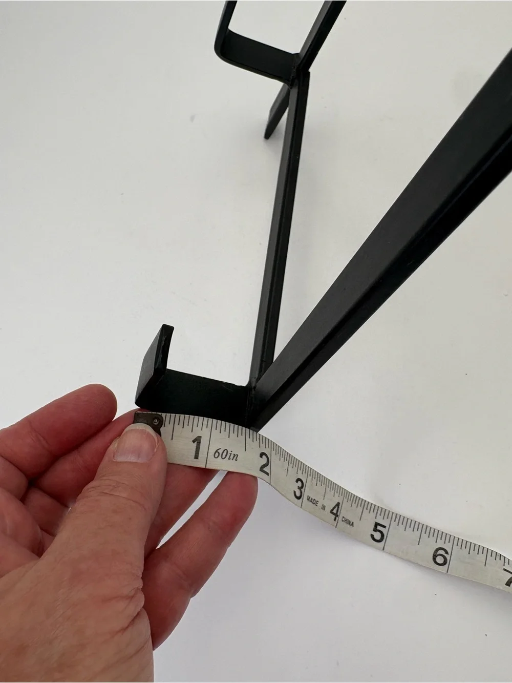 Large Black Metal Display Easel Stand - Heavy Duty